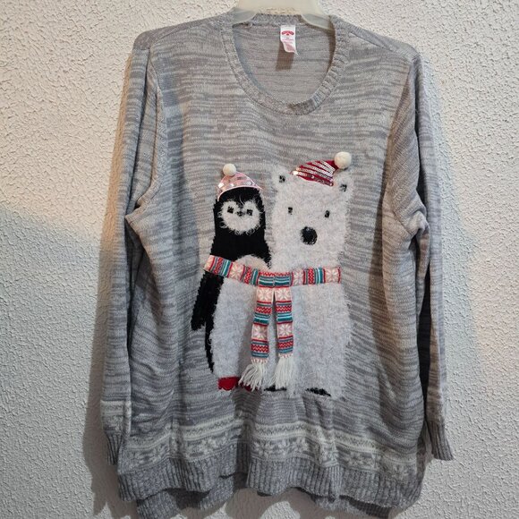 Christmas House w Vintage Christmas Sweater Size 4XL Long Sleeve Pullover - Picture 1 of 6